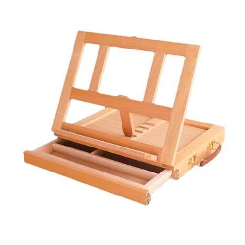 Chevalet de table pliable avec boîte de rangement intégrée