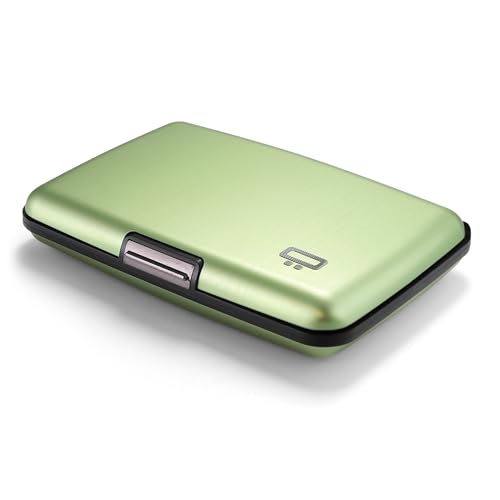 ÖGON -DESIGNS- Porte-Cartes en Aluminium avec Fermoir en métal, Protection RFID Contre la fraude et la démagnétisation, Portefeuille Compact, modèle Smart Case...