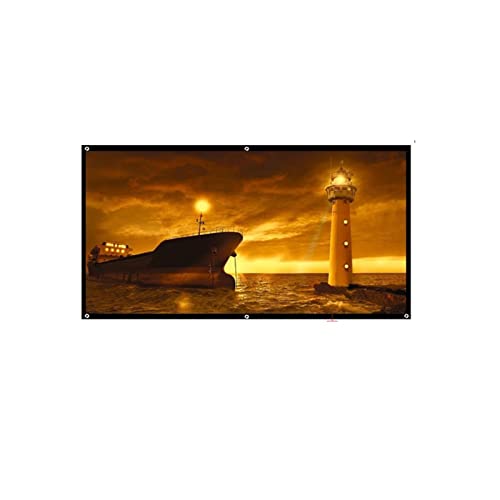 Pantalla portátil para proyector 120 pulgadas 16:9 sin marco