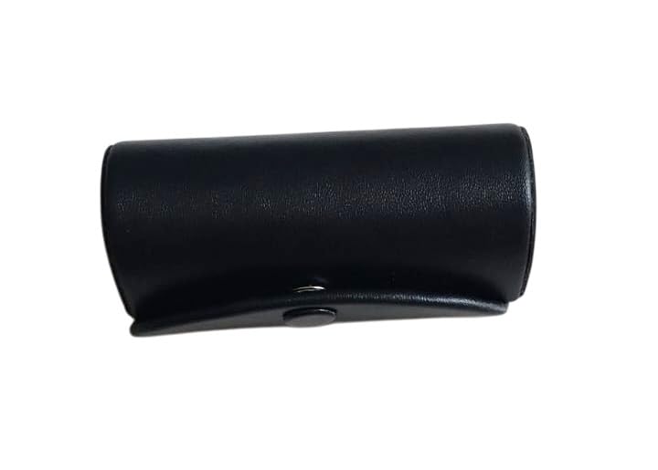 1 Piece Stylish Black Rexine Lipstick Case Holder with Mirror, Plain Black Jewelry Box Single Lipsticks Cover for Hand Bag Cross Bag Multi Purpose Container Gift Hand Made (1)-image-48
