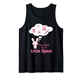 Süßer BDSM DDLG ABDL CGL Kink mit Aufschrift 'I'd Rather Be In Little Space' Tank Top