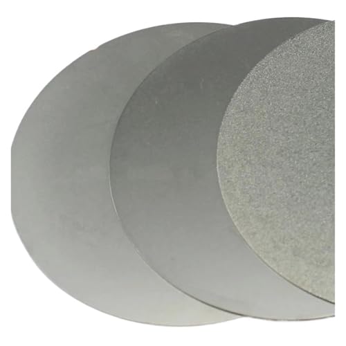 3個 6''150mm ダイヤモンドコーティング研削ホイール ディスク 240/600/3000 グリット ラッピングフラット ラップ研磨研削ホイール ジュエリーガラスロック用 研磨ホイール(240 600 3000 Grit)