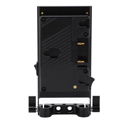 Image of Gold Mount Battery A Plate, Supply, Dual USB Output 15mm Rod Clamp Converter Plate with 4 Outputs for LED C Accessories