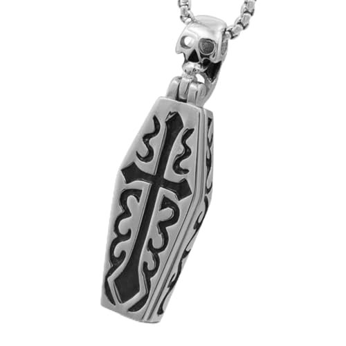Pendentif nicho motard crâne punk : le cadeau idéal pour homme au style gothique
