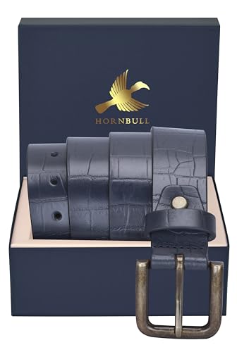 Image of HORNBULL Mens Alane Leather Belt | Casual Leather Belt for Men