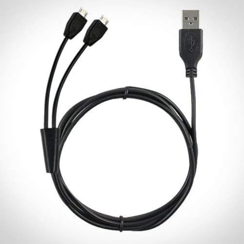 Omnihil 10 Feet Dual Micro-USB Splitter Cable- Power up to Two Micro USB Devices at Once image 2