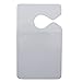 Clear Parking Permit Holder - Durable Vertical Parking Lot Pass Rear View Mirror Hanger - for Small Stickers and Passes - for Car or Truck by Specialist ID (1 Single)