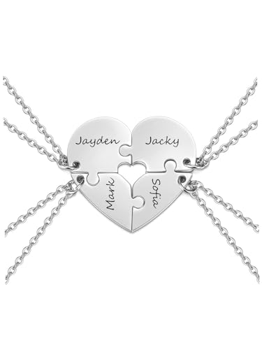 Customized Best Friend Necklace Set