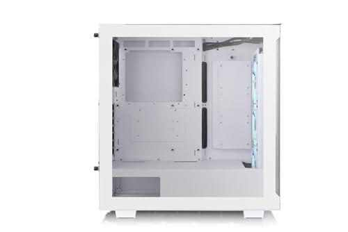 Gabinete para PC Thermaltake V350 TG ARGB Air Snow White, Torre Media ATX, Panel de Vidrio Templado de 4 mm, Incluye 4 Ventiladores, Color Blanco miniatura 5