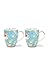 PIP STUDIO - Collection Early Bird - Lot de 2 Grands Mugs avec Dorures - Charme Intemporel - Cadeau Original et Élégant - Contenance 35 cl - Bleu 51002225