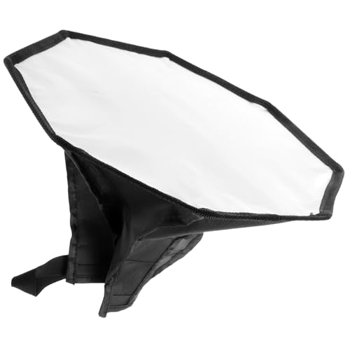 Softbox octogonal Mipcase con difusor de luz y cubierta negra reflectora para flash
