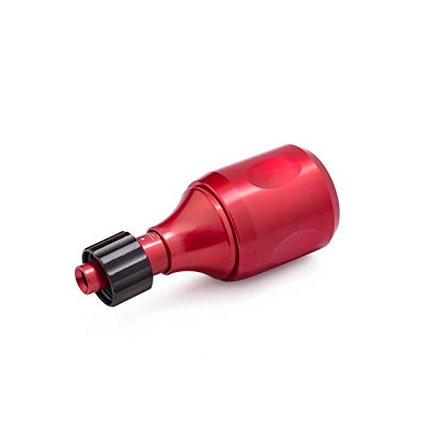Peak Axi Tattoo Needle Cartridge Grip for Rotary Tattoo Machines, Supplies and Equipment for Professional Tattooing, Aluminum 34mm, Red