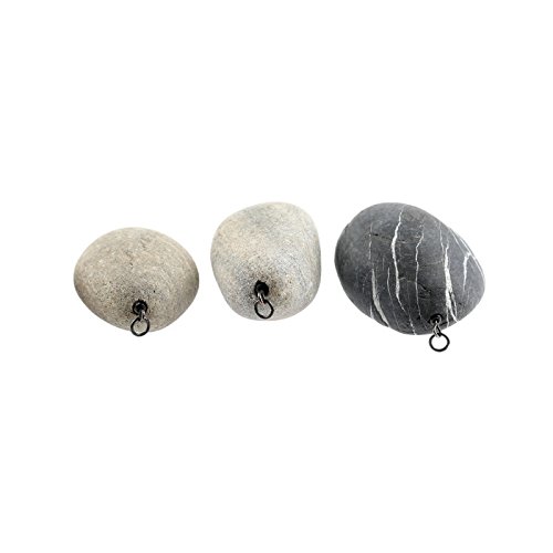 Pallatrax Swivel Stonze - Natural Stone Fishing Weights (Small Swivel - Up To 1.5oz (Pack of 5))