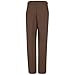 Red Kap Men's Stain Resistant, Flat Front Work Pants, Brown, 28W x 34L