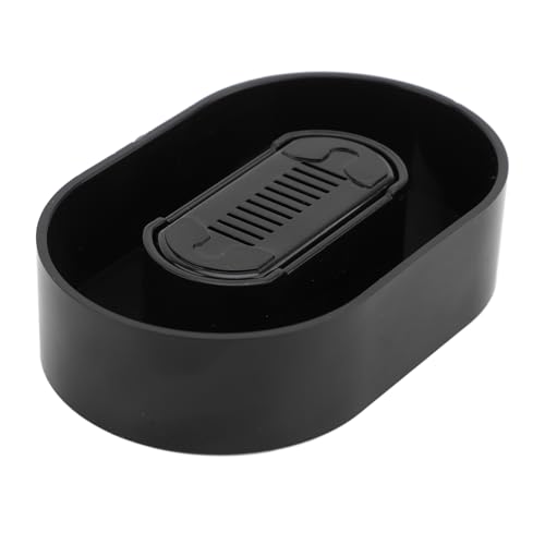 Beard Hair Clipper Rinser, Push Type Beard Trimmer Cleaner Easy to Operate for Travel Use (Black)