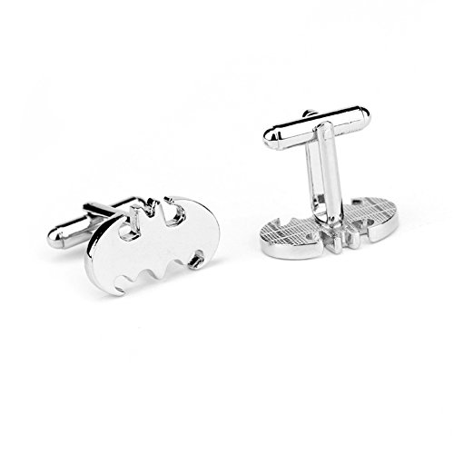 Badmen Super Hero Collection Batman Men’s Classic Formal Occasions Cufflinks And Tie Clip Bar Set (3P Cufflinksa) #TOP2