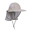 WANYING Unisex UV-bescherming zonnehoed met nekbescherming 12 cm grote brim outdoor activiteiten – voor hoofdomtrek 56…
