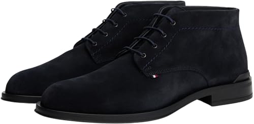 Zapatos Derby Hombre Tommy Hilfiger de ante azul Corporate para vestir 4