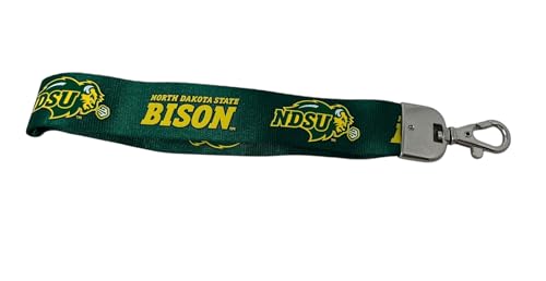 Pro Specialties Group NCAA Wristlet Lanyard in Team Colors, 9 Inch (North Dakota State Bison)