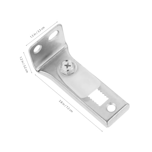 2 sets de herrajes de acero inoxidable para puerta plegable con riel y guía para puerta de clóset, instalación fácil miniatura 6