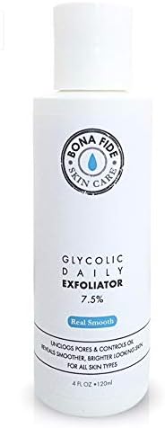 Glycolic Acid Peel 7.5% AHA Exfoliator - Daily Glycolic Acid Toner
