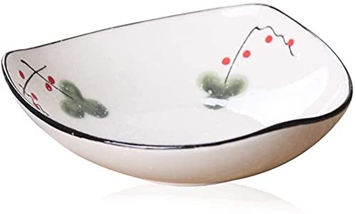 ERoomQ Pasta Bowls Bowls Bowl Ceramic Bowl Ceramic Triangle Bowl Home Dish Bowl Dish Salad Bowl Fruit Plate Dessert Plate Dish,