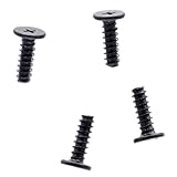 Deal4GO 5個 M2 x 6mm フィリップス スクリュー PS4 ワイヤレスコントローラーハウジングシェルケースネジ、ブラック、CUH-ZCT1/2