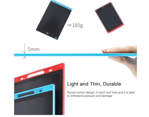 Image of Katty Mao LCD Writing Tablet, Digital Drawing Pad with Colorful Display, Electronic Notepad for Notes and Sketches (Multicolour, Pack of 1) (8.5 inch inch)