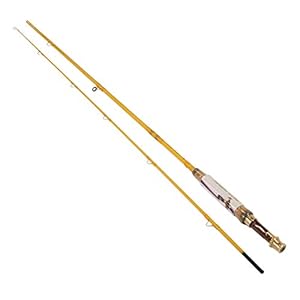 Eagle Claw, Featherlight Fly Rod, Freshwater, 8′ Length 2pc, 5-6 lb Line Rate. Medium Power