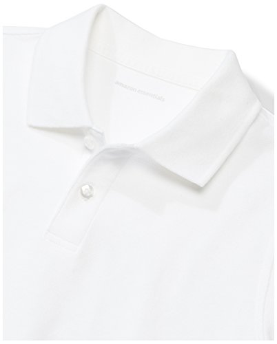 Image of Amazon Essentials Boys and Toddlers' School Uniform Short-Sleeve Pique Polo Shirts, Breathable Cotton, Button Closure