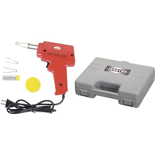 New 12 Seconds Ready Build-In Light 185 Watt Professional Soldering Gun with Storage Case Flux Wheel Wrench