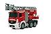 Produktbild JAMARA 404960 - Feuerwehr Drehleiter 1:20 Mercedes Antos 2,4G - deutsche Sirene mit blauen LED Signallichtern, 420 ml Wasserbehälter, reale Spritzfunktion, programmierbare Funktionen, 4 Radantrieb, Rot