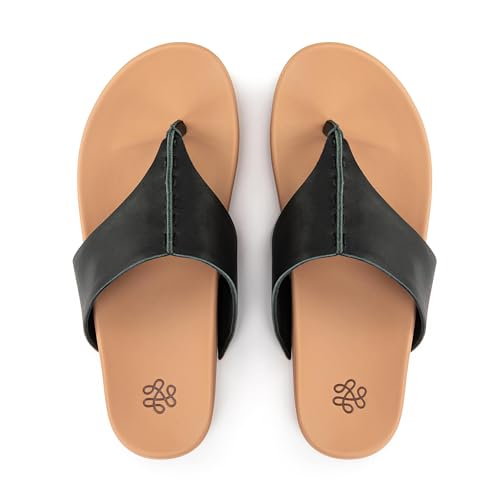 Image of The Sak Everly Slide Sandal - Women's Flat Fashion Slides with Soft Cushion Sole - Beach Slip On Sandals For Everyday