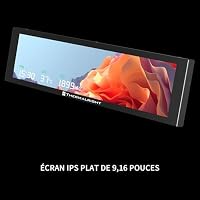 Thermalright Trofeo Vision 9.16 LCD Black 9,16-Zoll Magnet IPS-Display, 1920x480 Auflösung, Magnetisch an Die Oberfläche Des Chassis Angezogen, DIY-Bild-/Videoanzeige – Ansicht 7