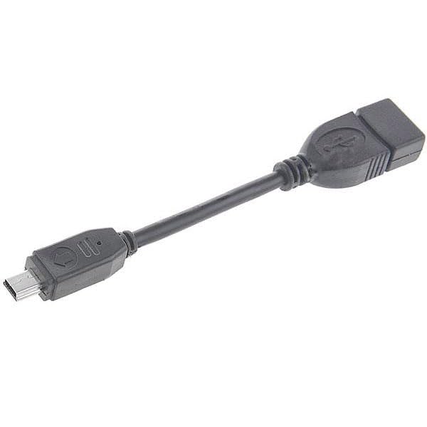 TECHGEARMini USB OTG Adapter Cable for Host Mode - On The Go OTG Cable 5 Pin Mini USB to Female USB Adapter