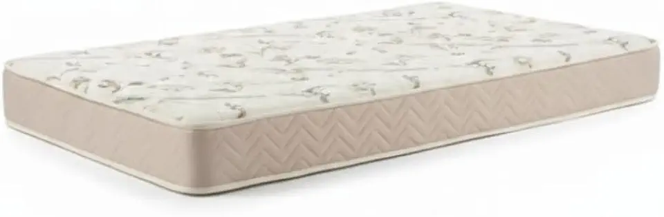 Colchão Solteiro Espuma Preto Cinza Branco Bege Estampado Com Certificado do Inmetro Ortopédico Anti Ácaro Para Cama Auxiliar Beliche- AV (D33 188X88X14 BEGE)