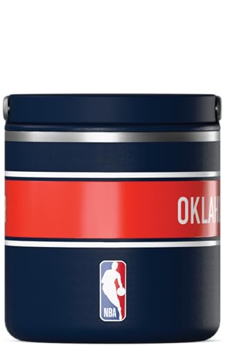 Image of Hydrapeak x NBA Officially Licensed OKC Thunder 25oz Stainless Steel Vacuum Insulated Food Jar with Handle, Wide Mouth Leak-Proof Soup Jar for Adults, 10 Hours Hot & 16 Hrs Cold