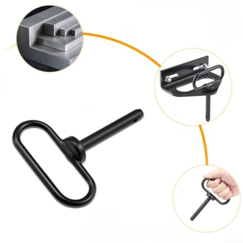 Kit de enganche para cortacésped, remolques y ATV con pasador de tracción de fácil instalación 8