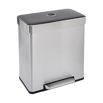 best kitchen trash can with recycling