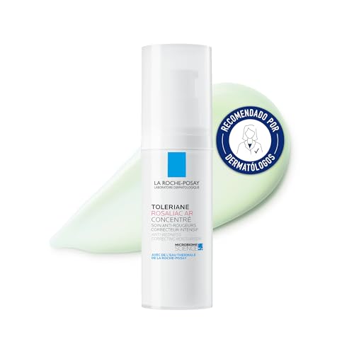La Roche Posay, Toleriane Rosaliac AR Concentrado Cuidado Corrector Anti-Rojeces, Piel Calmada, Reduce la Reaparición de Rojeces y Ardor, Para Pieles Sensibles y Con Tendencia a la Rosácea, 40ml