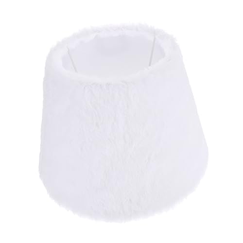 DOITOOL E27 Plush Lamp Shade Lampshades for Table Lamp Soft Velvet Cover for Bulb