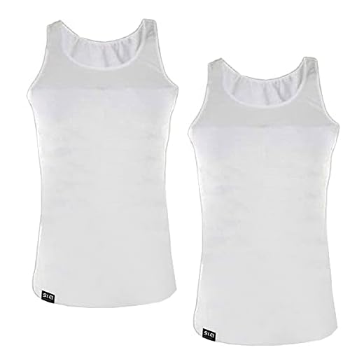 KIT 2 Cintas Modeladora Masculina Colete Redutor Postura Bodyshaper Slim Fitness Branco GG