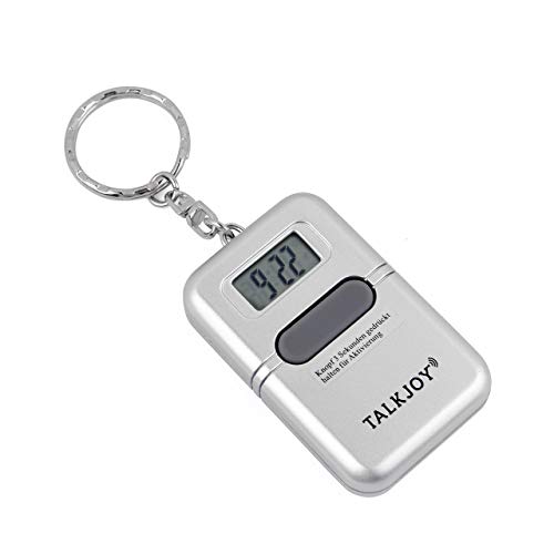 Reloj despertador digital para discapacitados visuales con voz alemán 2