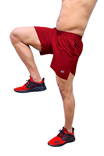 Image of DECISIVE Fitness Ultra Thin Running Sport Synthetic Short- Royal Blue