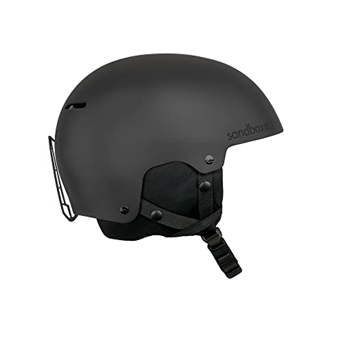 Sandbox Unisex Icon Snow Helmet (Black (Matte), Large),ICON-SNO-BLK-LG