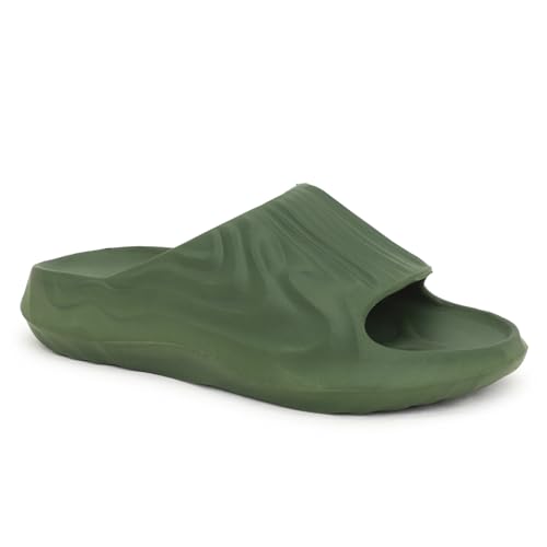 Hygear Men's Moulded Slipper-HG-GE-1034-Olive green-8