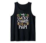 My Lucky Charms Call Me Papi Funny St Patrick's Day Tank Top