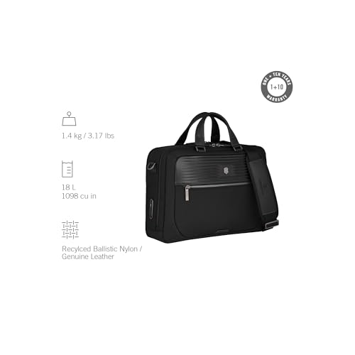 Victorinox Mythic, Deluxe Briefcase, Briefcase with 15.6" Laptop and 11’’ Tablet Compartment - Black3