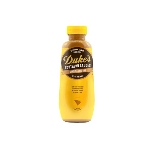 Dukeâ€™s Carolina Gold Southern Dipping Sauce - Tangy Mustard Flavor, 17 Ounce (Pack of 1)