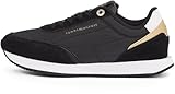 Tommy Hilfiger Runner Sneaker Mujer Essential Calzado Deportivo, Negro (Black), 38